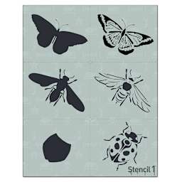 Stencil1 Multi-Layer Stencil, Bugs, Pkg of 3, 2 Layer