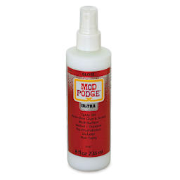 Mod Podge Ultra Spray Glue - Front of 8 oz bottle of Gloss spray shown