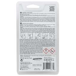 Supertite Universal Liquid Epoxy, 0.2 oz Syringe, Back Of Package