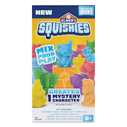 Elmer's Squishies Kit - Mystery Character, Pkg of 1, front of the packaging