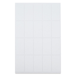 Charles Leonard Self-Adhesive All Purpose Removable Labels - Pkg of 500, 3/4" x 1-1/2" single sheet