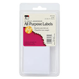 Charles Leonard Self-Adhesive All Purpose Label - Pkg of 35, 2" x 4" front of packaging