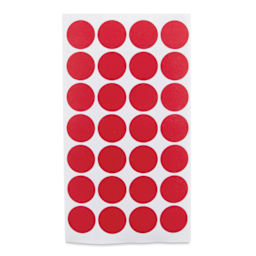 Charles Leonard Color Coding Labels - Pkg of 1000, Red, 3/4" single sheet