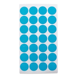 Charles Leonard Color Coding Labels - Pkg of 1000, Blue, 3/4" single sheet