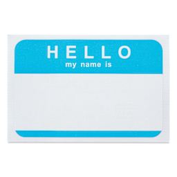 Charles Leonard Self-Adhesive Hello Name Badges single