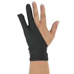 Blick Artists' Gloves - on a hand