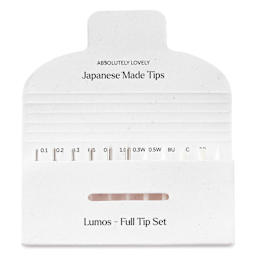 Tom's Studio Lumos Replacement Tips - Full Creative Set of 11, packaging open