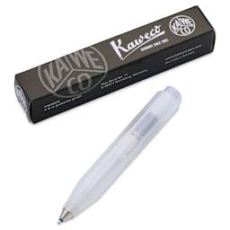 Kaweco Frosted Sport Ballpoint Pen - Coconut - pen and packaging