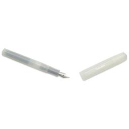 Kaweco Frosted Sport Fountain Pen - Coconut, Broad, cap removed