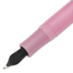 Kaweco Frosted Sport Fountain Pen - Blush Pitaya, Broad, close-up of the feed