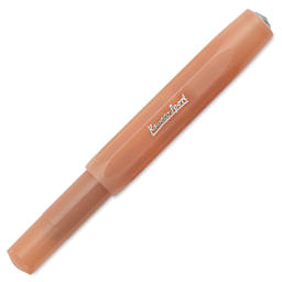 Kaweco Frosted Sport Fountain Pen - Soft Mandarin, Medium, cap replaced