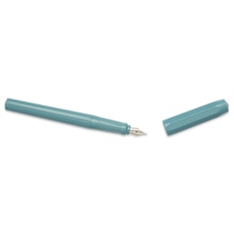 Kaweco Perkeo Fountain Pen - Teal, Fine, cap removed