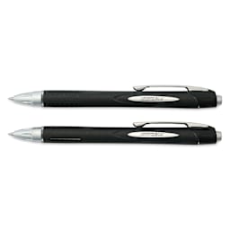 Uni-Ball Jetstream RT Retractable Ballpoint Pens - Black, 0.7 mm, Set of 2