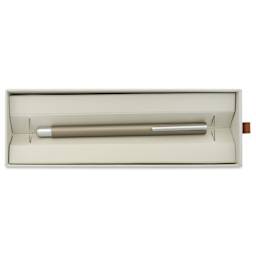 Faber-Castell Neo Slim Fountain Pen - Stainless Steel, Matte, Medium Tip - in gift box