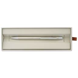 Faber-Castell Neo Slim Ballpoint Pen - Stainless Steel - in gift box