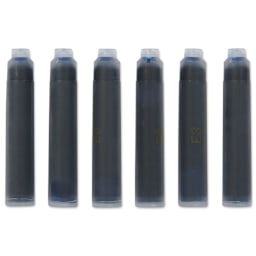 Graf von Faber-Castell Fountain Pen Cartridges - Gulf Blue, Pkg of 6
