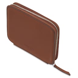 Endless Companion 10 Pen Pouch - Brown, pen case standing