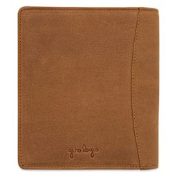 Girologio 12 Leather Pen Zip Case - Saddle Tan, side