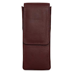 Girologio 3 Leather Pen Case - Antique Brown