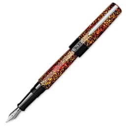 Benu Euphoria Fountain Pen - Bourbon, cap removed (image shows a different size nib)