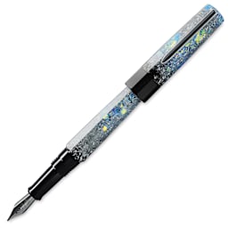 Benu Euphoria Fountain Pen - Vodka on the Rocks, cap removed (image shows a different size nib)
