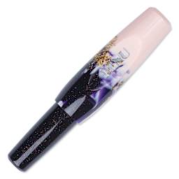 Benu Pixie Fountain Pen - Plum Cream, cap on (image may show a different size nib)
