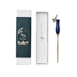 Tom’s Studio Bloom Oblique Calligraphy Dip Pen - Bluebell with packaging
