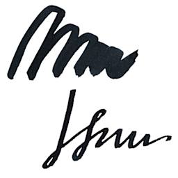 Tom's Studio Calligraphy Ink - Jet Black swatch