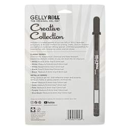 Sakura Gelly Roll Creative Collection Pens - Set of 10, back of the packaging