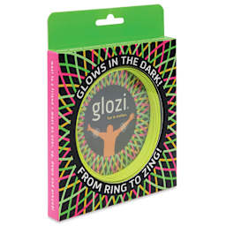 Fun in Motion Glozi Glow-in-the-Dark Fidget Toy - Yellow, packaging