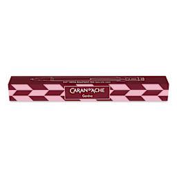 Caran d'Ache Special Edition Mosaic 849 Ballpoint Pen - Garnet Red, front of packaging