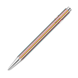 Caran d'Ache Special Edition No. 5 Paul Smith 849 Ballpoint Pen - Silver, side view