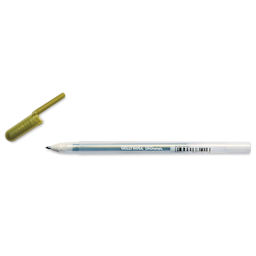 Sakura Gelly Roll Shimmer Pen - Fresh Green, cap off