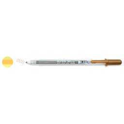 Sakura Gelly Roll Shimmer Pen - Copper pen with swatch