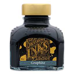 Diamine Fountain Pen Ink - Graphite, 80 ml