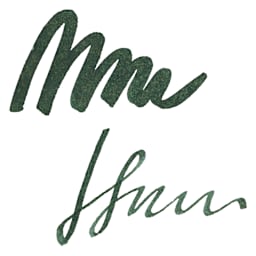 Diamine Fountain Pen Ink - Green/Black, 30 ml swatch