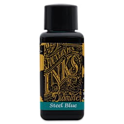 Diamine Fountain Pen Ink - Steel Blue, 30 ml