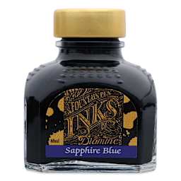 Diamine Fountain Pen Ink - Sapphire Blue, 80 ml