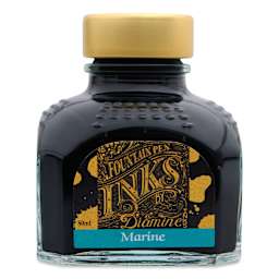 Diamine Fountain Pen Ink - Marine, 80 ml