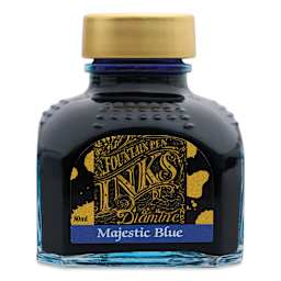 Diamine Fountain Pen Ink - Majestic Blue, 80 ml