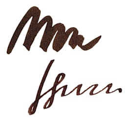 Diamine Fountain Pen Ink - Chocolate Brown, 80 ml swatch
