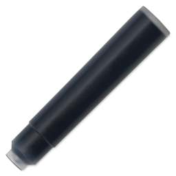 Diamine Ink Cartridges - Pkg of 18, Jet Black, close up of cartridge