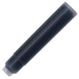 Diamine Ink Cartridges - Pkg of 18, Blue Black, close up of cartridge