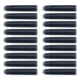 Diamine Ink Cartridges - Pkg of 18, Blue Black, contents