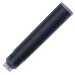 Diamine Ink Cartridges - Pkg of 18, Midnight, close up of cartridge

