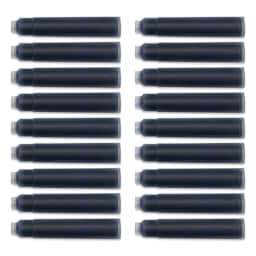 Diamine Ink Cartridges - Pkg of 18, Midnight, contents
