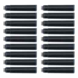 Diamine Ink Cartridges - Pkg of 18, Oxblood, contents