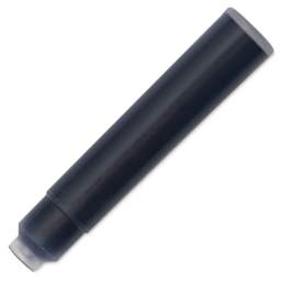 Diamine Ink Cartridges - Pkg of 18, Sapphire Blue, close up of cartridge