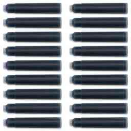 Diamine Ink Cartridges - Pkg of 18, Majestic Blue, contents