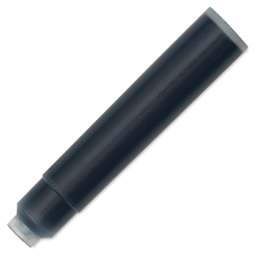 Diamine Ink Cartridges - Pkg of 18, Oxford Blue, close up of cartridge